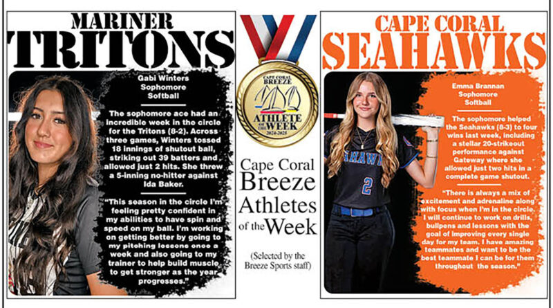 Athletes of the Week | March 21 | Gabi Winters & Emma Brennan